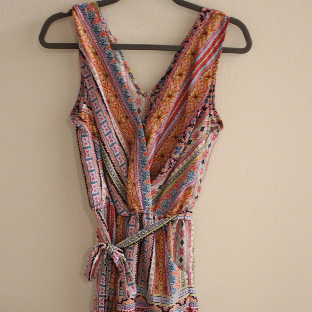 BRIGHT PATTERNED SUMMER ROMPER